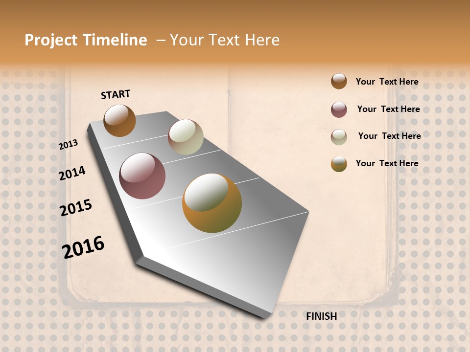 Vintage Brown Border PowerPoint Template