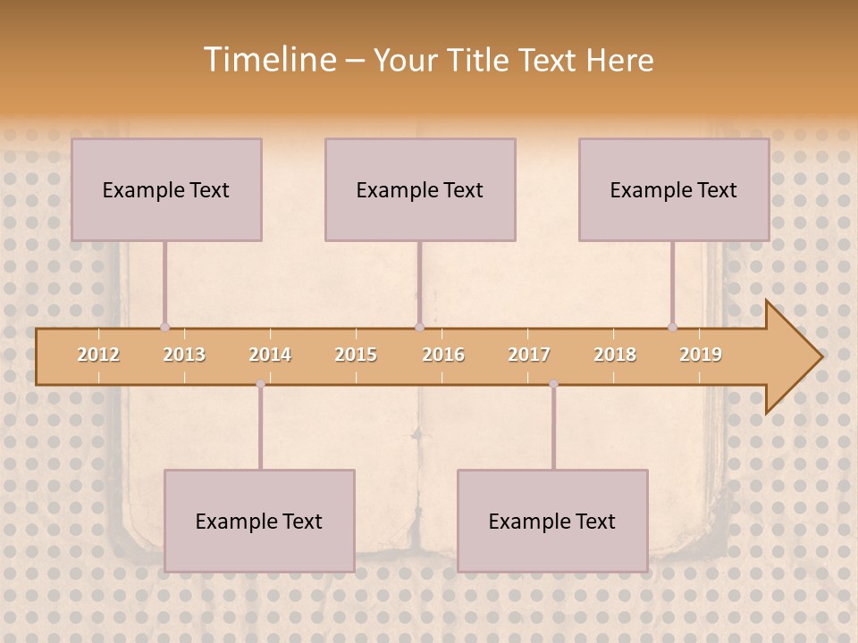 Vintage Brown Border PowerPoint Template