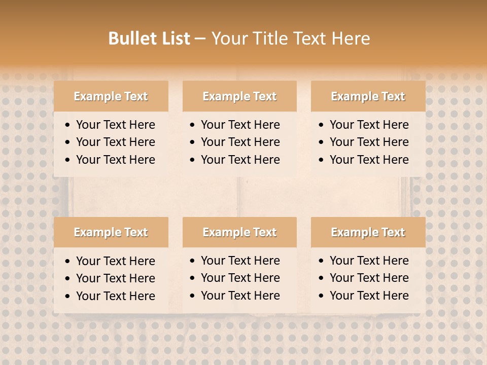Vintage Brown Border PowerPoint Template