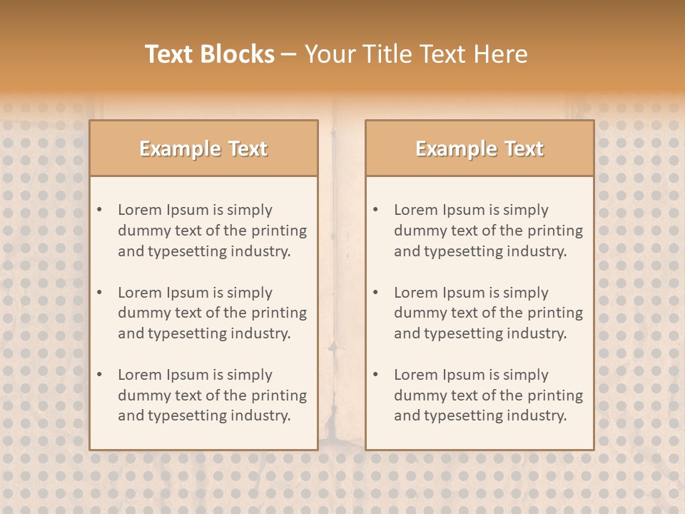 Vintage Brown Border PowerPoint Template