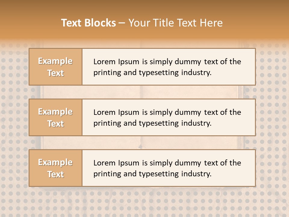 Vintage Brown Border PowerPoint Template