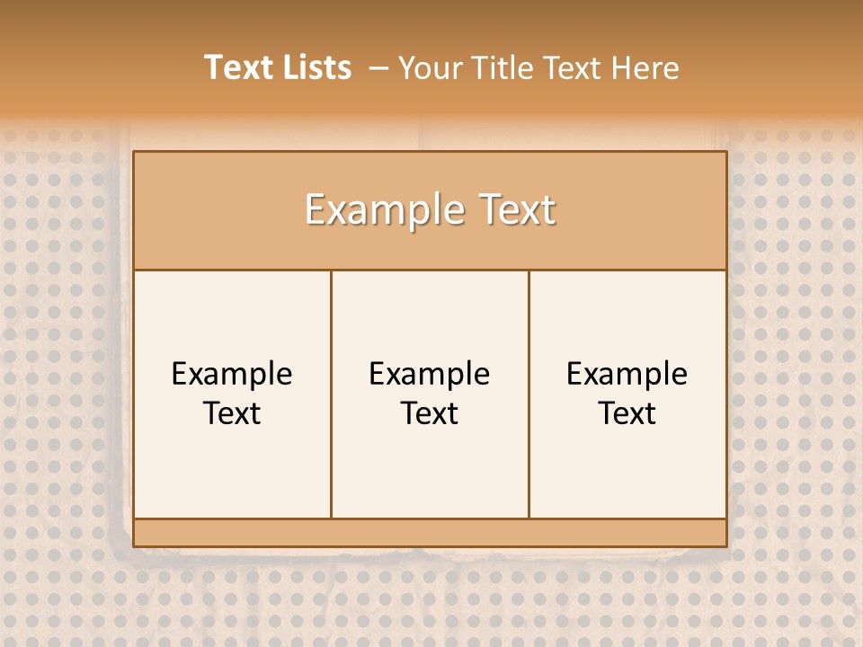 Vintage Brown Border PowerPoint Template