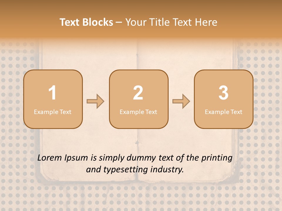 Vintage Brown Border PowerPoint Template