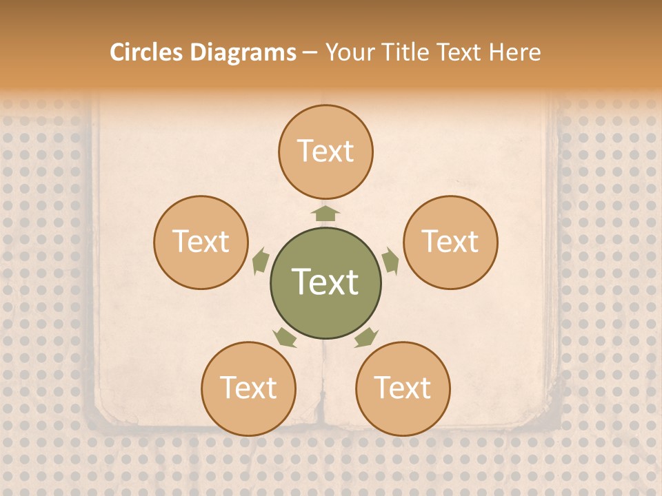 Vintage Brown Border PowerPoint Template