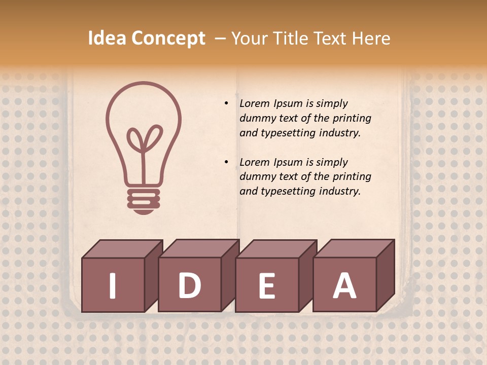 Vintage Brown Border PowerPoint Template