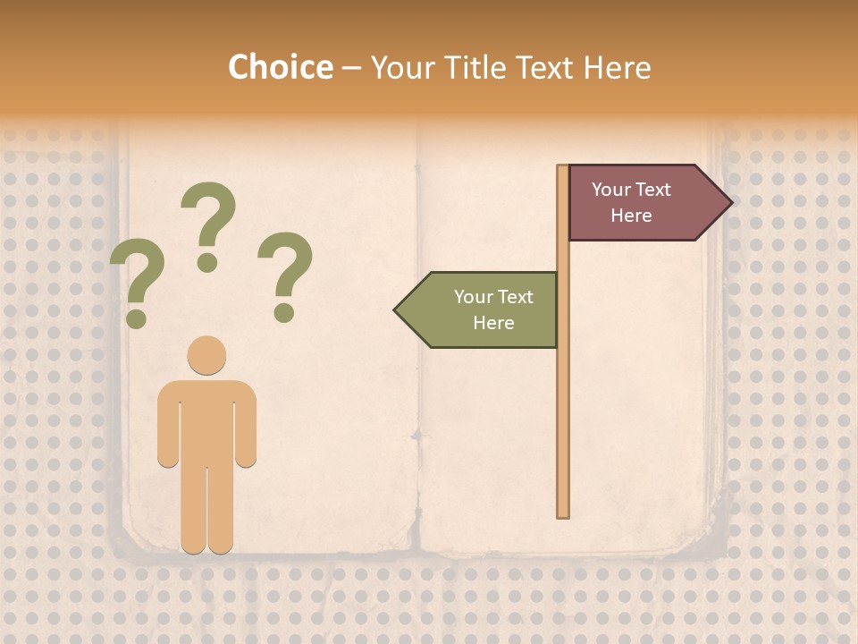 Vintage Brown Border PowerPoint Template