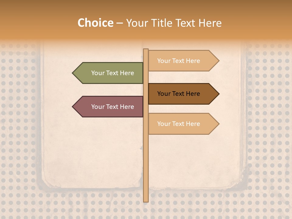 Vintage Brown Border PowerPoint Template