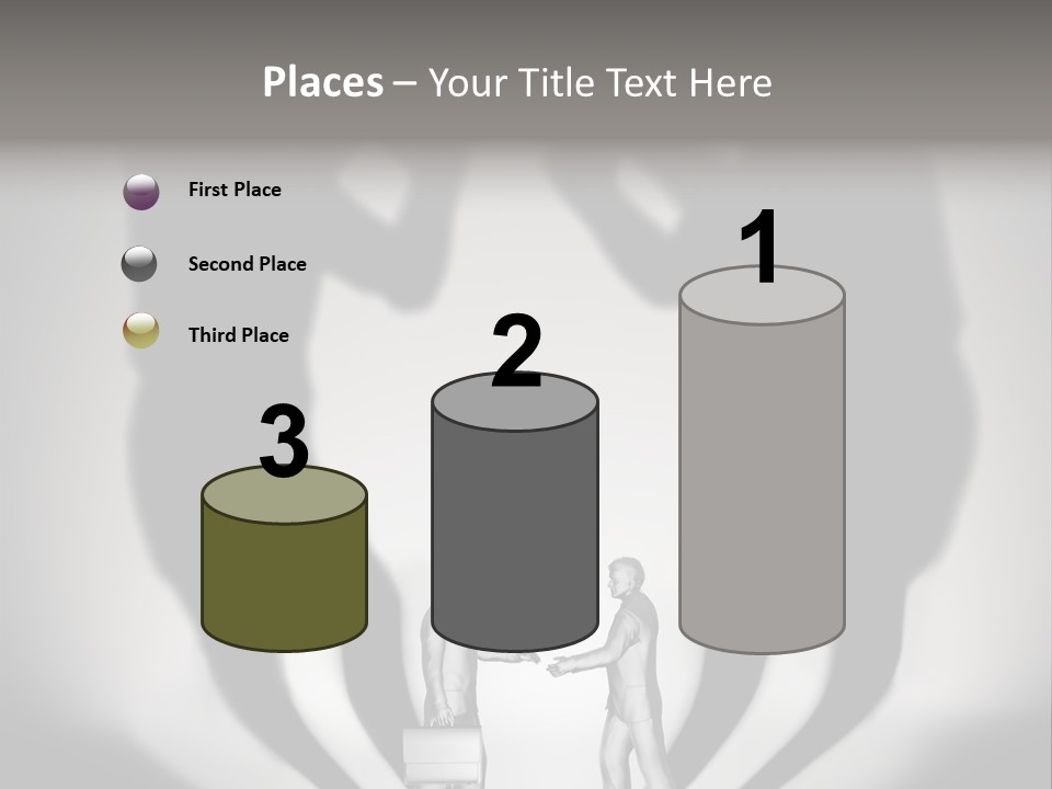 Dialog Illustration Handshake PowerPoint Template