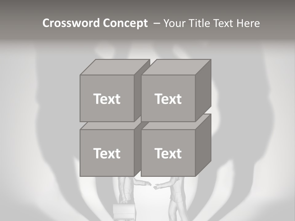 Dialog Illustration Handshake PowerPoint Template