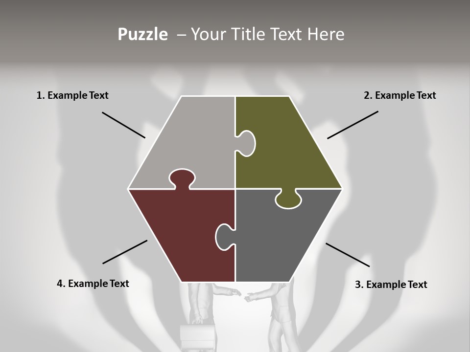 Dialog Illustration Handshake PowerPoint Template