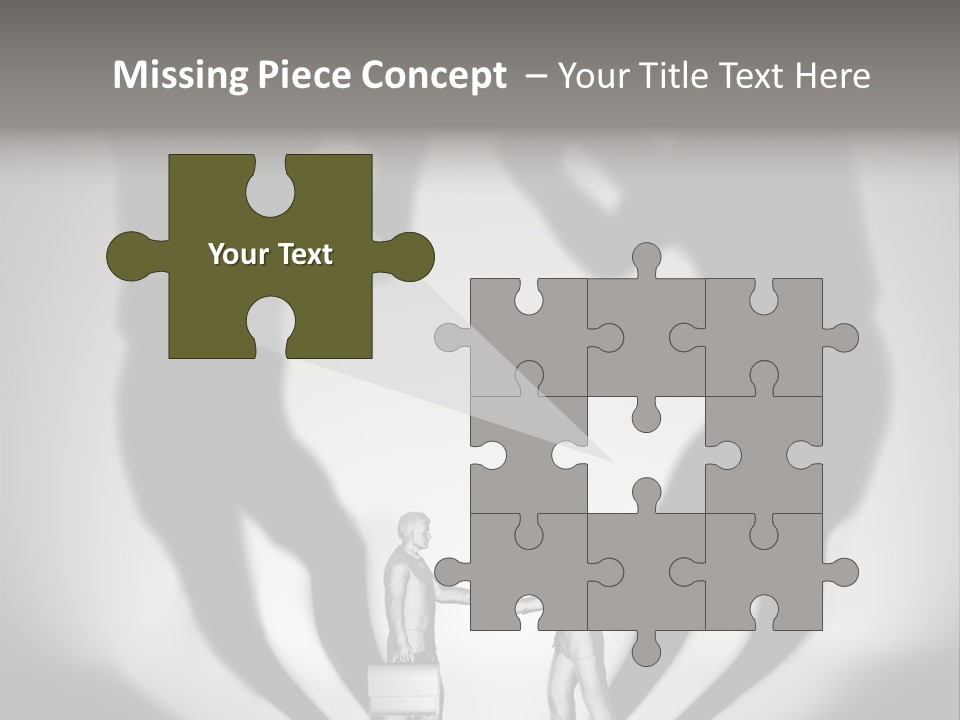 Dialog Illustration Handshake PowerPoint Template