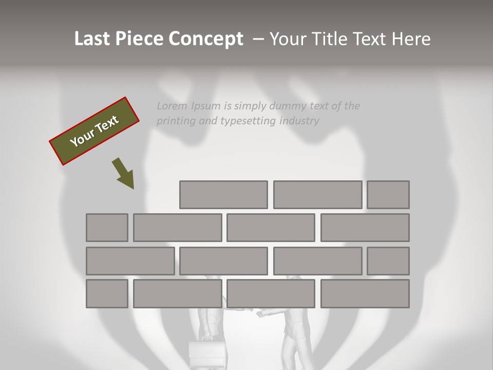 Dialog Illustration Handshake PowerPoint Template