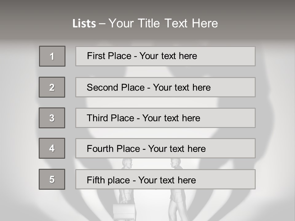 Dialog Illustration Handshake PowerPoint Template