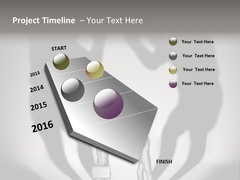 Dialog Illustration Handshake PowerPoint Template