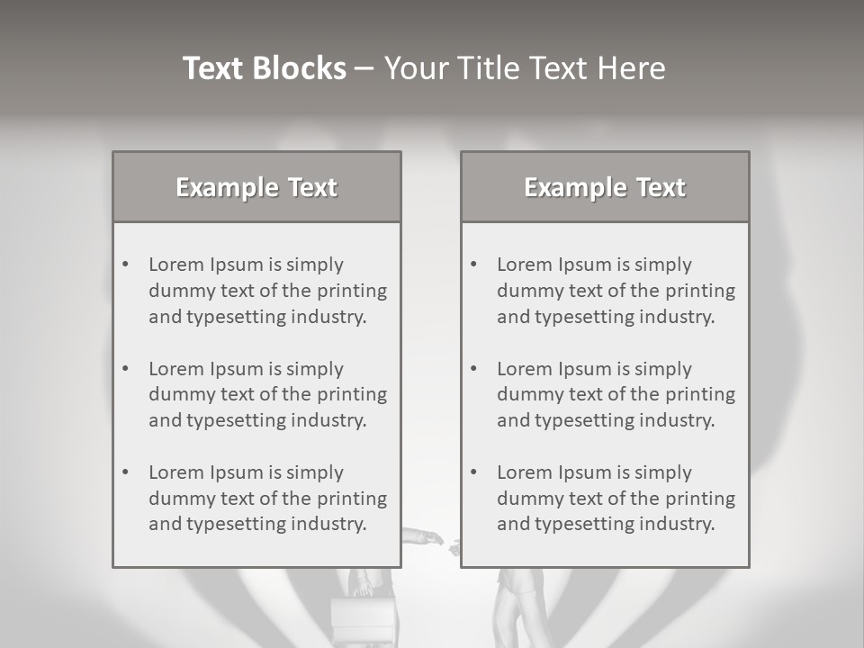 Dialog Illustration Handshake PowerPoint Template