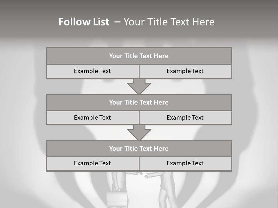 Dialog Illustration Handshake PowerPoint Template