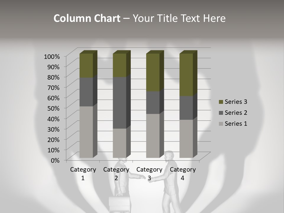 Dialog Illustration Handshake PowerPoint Template