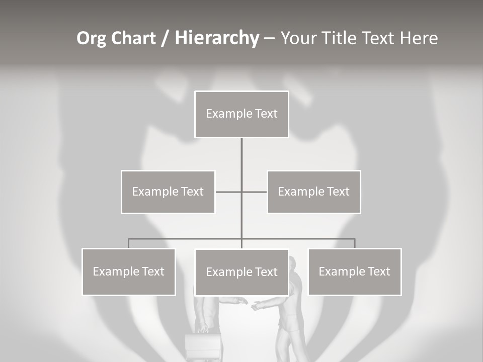 Dialog Illustration Handshake PowerPoint Template