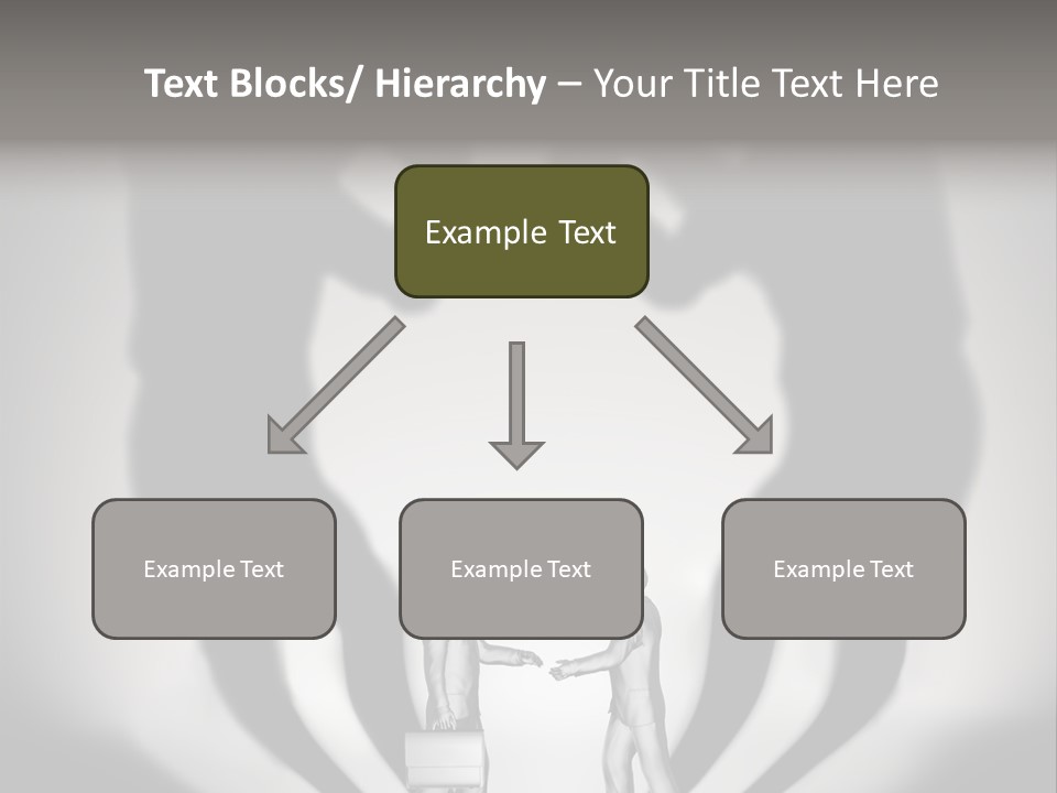 Dialog Illustration Handshake PowerPoint Template