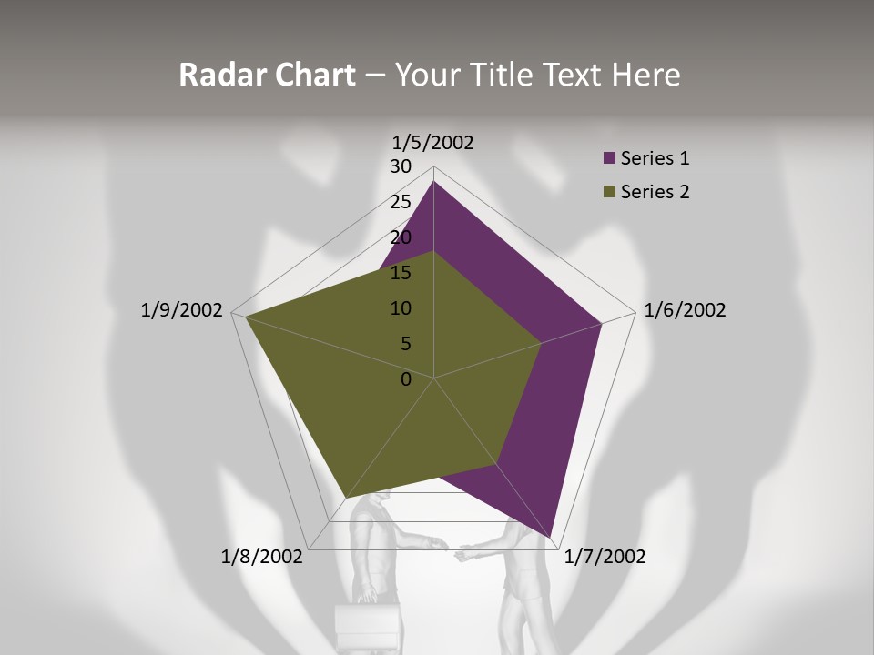 Dialog Illustration Handshake PowerPoint Template
