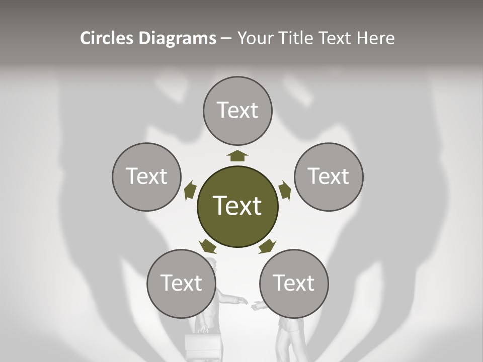 Dialog Illustration Handshake PowerPoint Template