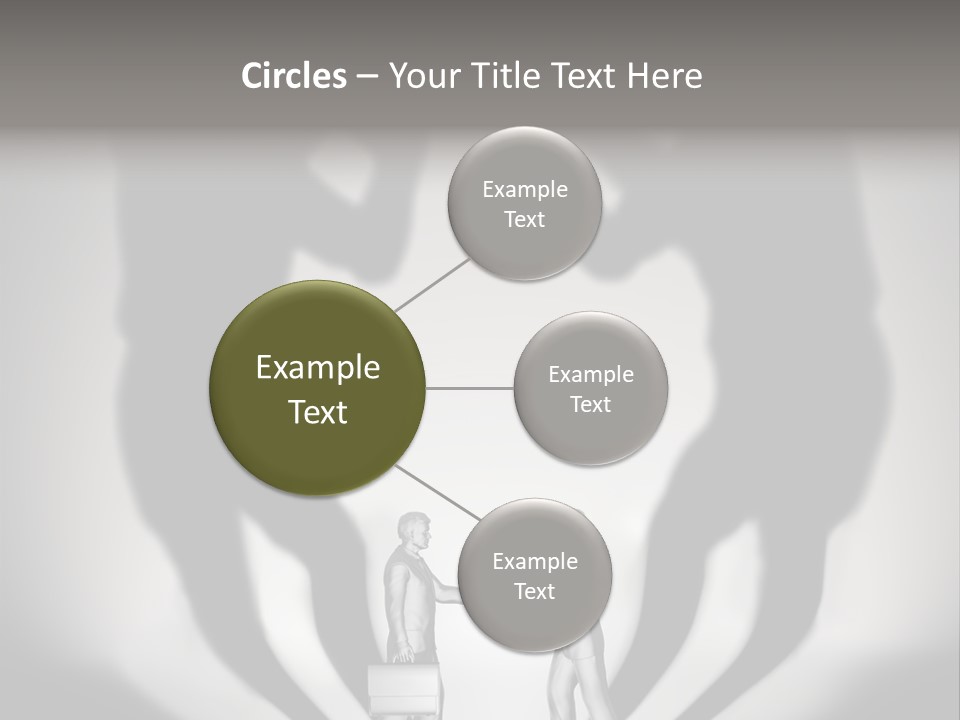 Dialog Illustration Handshake PowerPoint Template