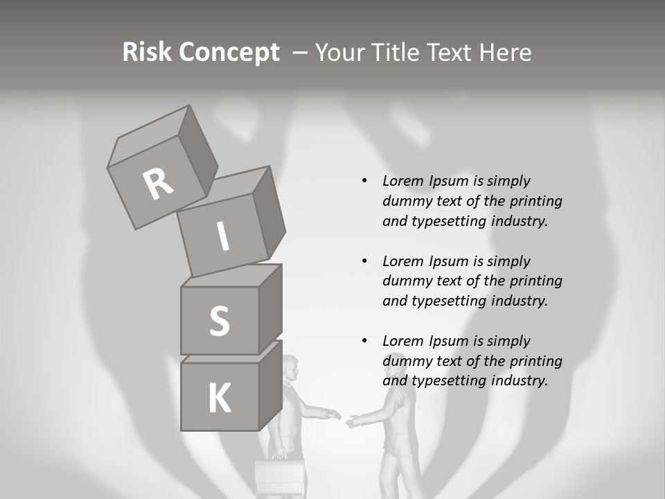 Dialog Illustration Handshake PowerPoint Template
