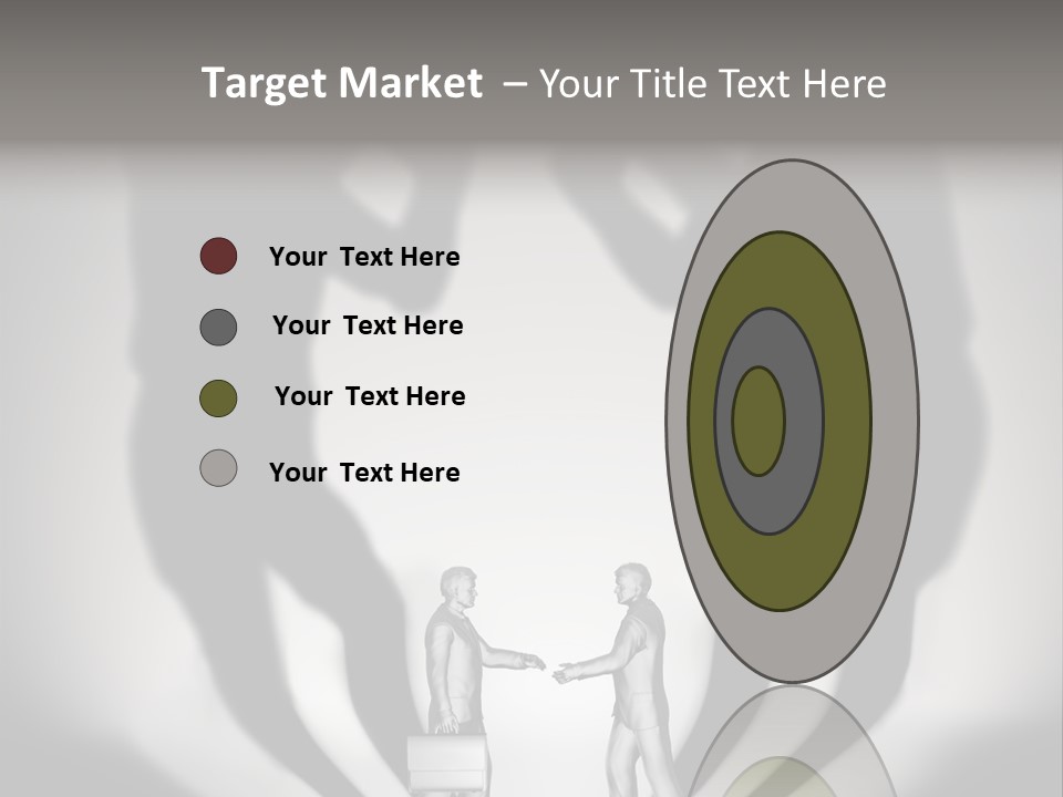 Dialog Illustration Handshake PowerPoint Template