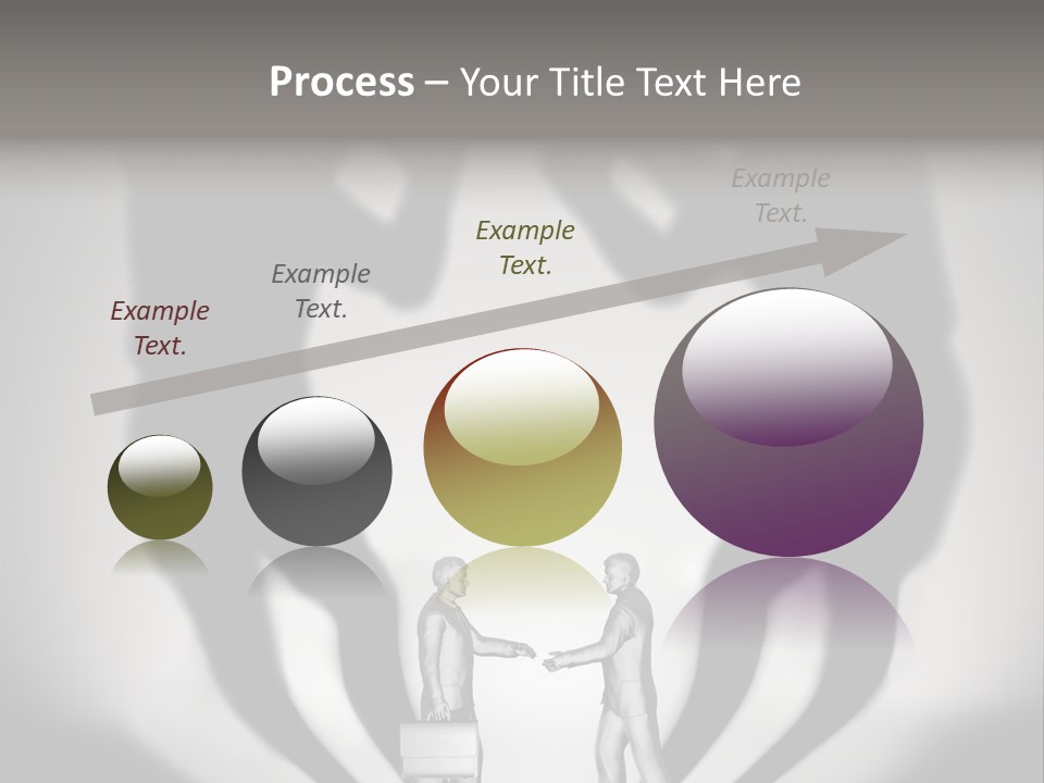 Dialog Illustration Handshake PowerPoint Template