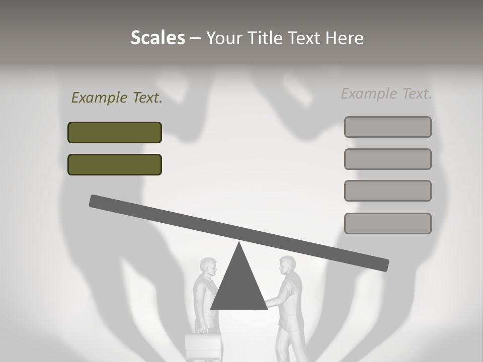 Dialog Illustration Handshake PowerPoint Template
