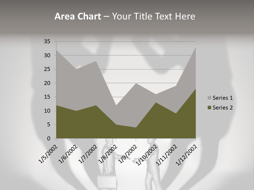Dialog Illustration Handshake PowerPoint Template