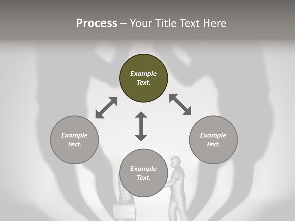 Dialog Illustration Handshake PowerPoint Template