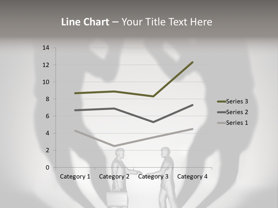 Dialog Illustration Handshake PowerPoint Template