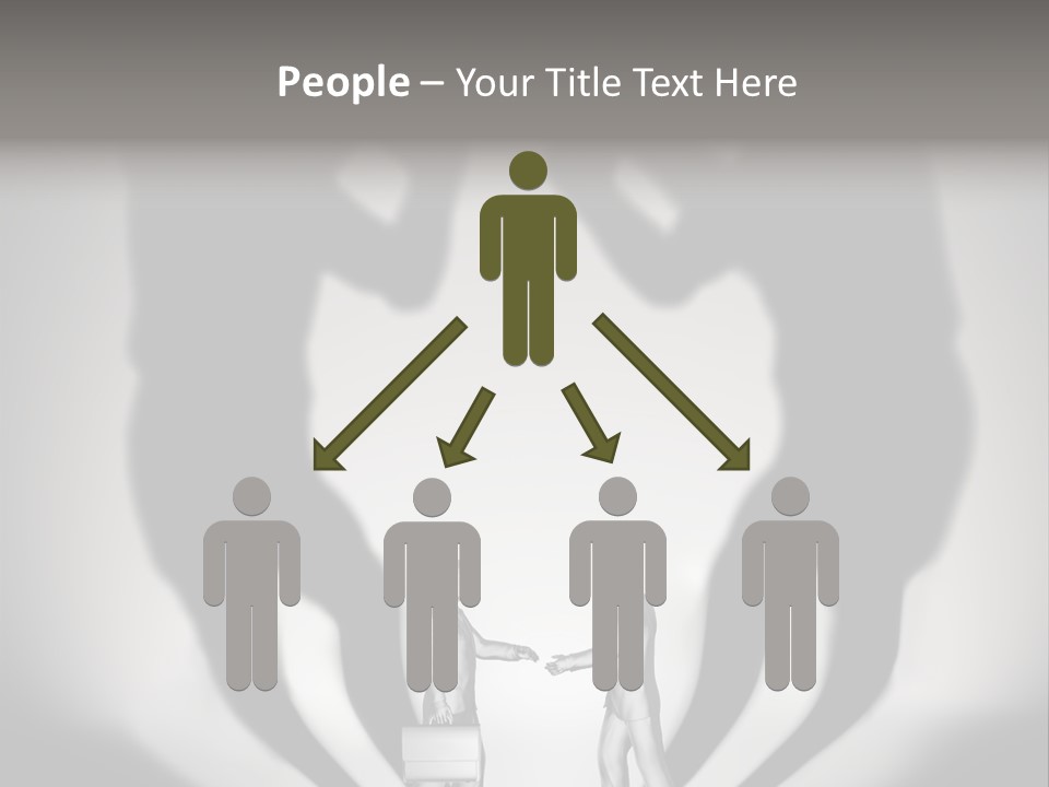 Dialog Illustration Handshake PowerPoint Template