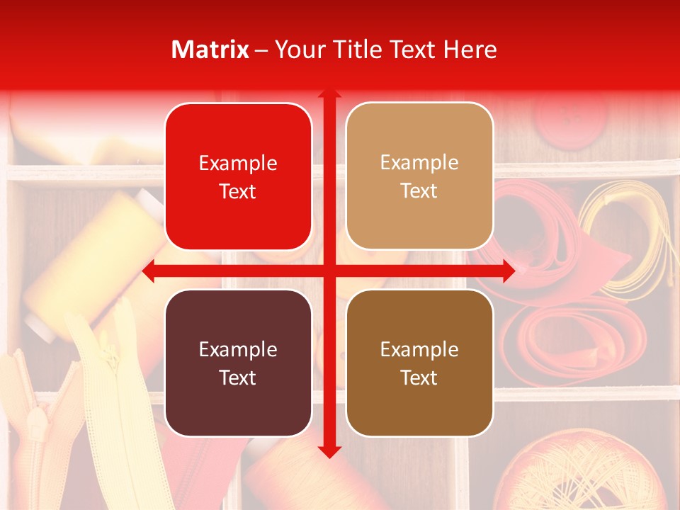 Twisted Stitch Textile PowerPoint Template