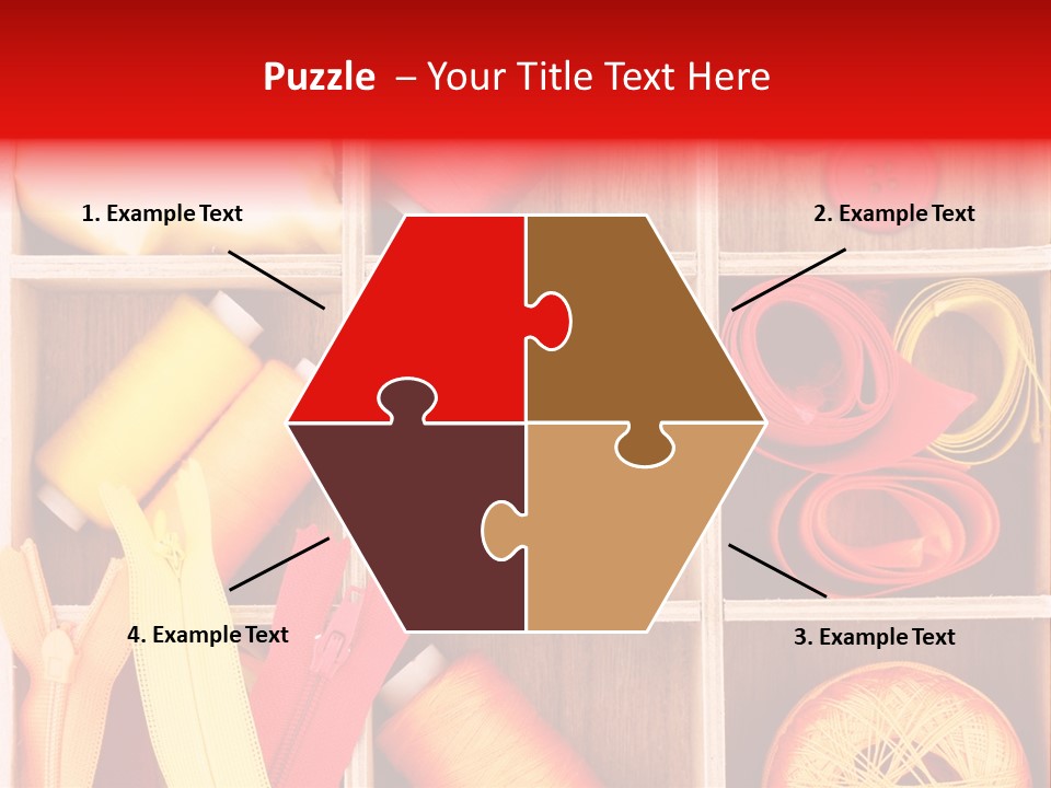 Twisted Stitch Textile PowerPoint Template