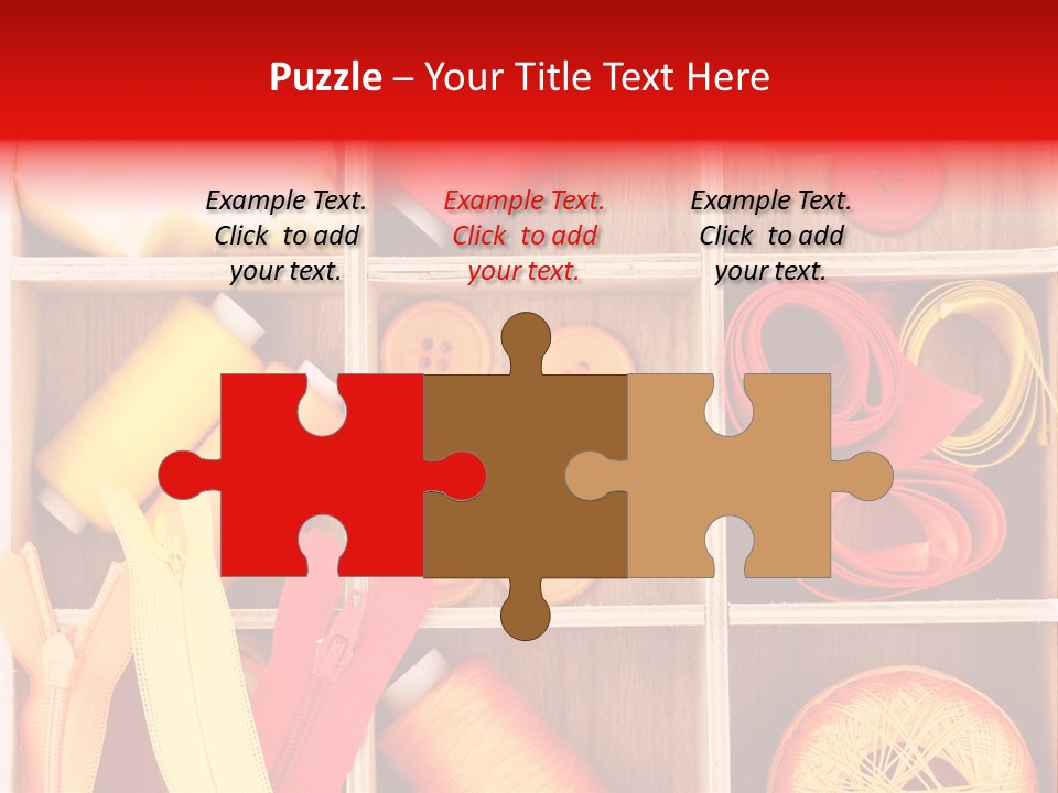 Twisted Stitch Textile PowerPoint Template