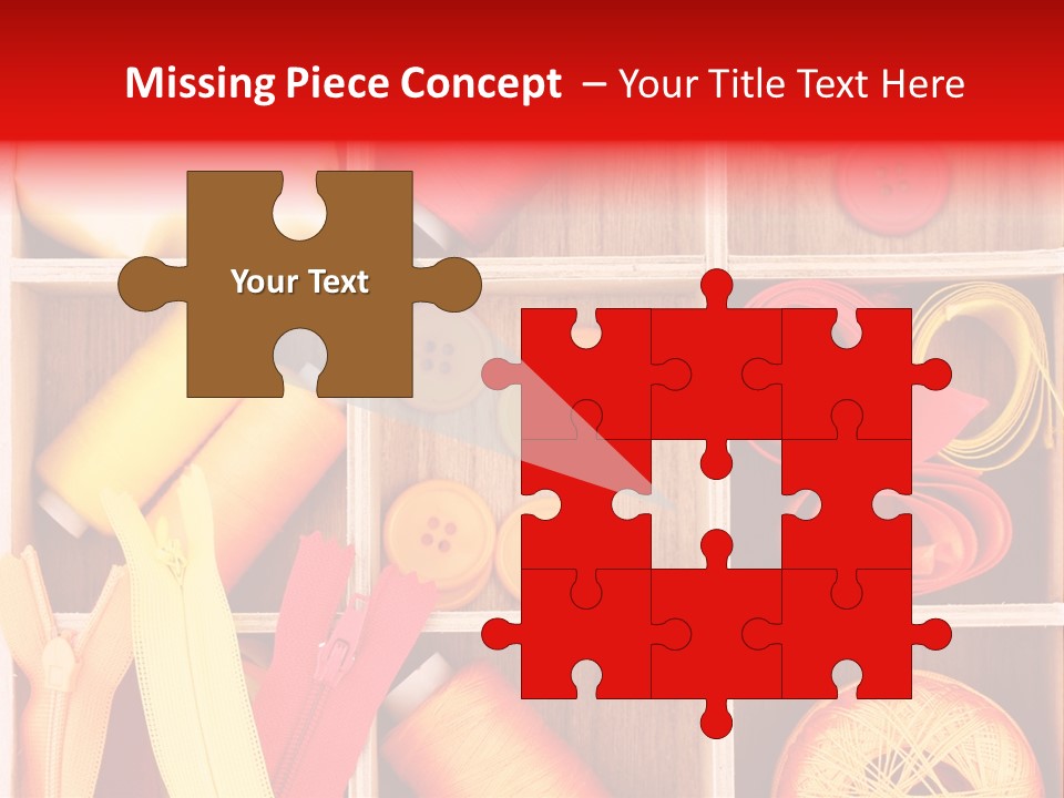 Twisted Stitch Textile PowerPoint Template