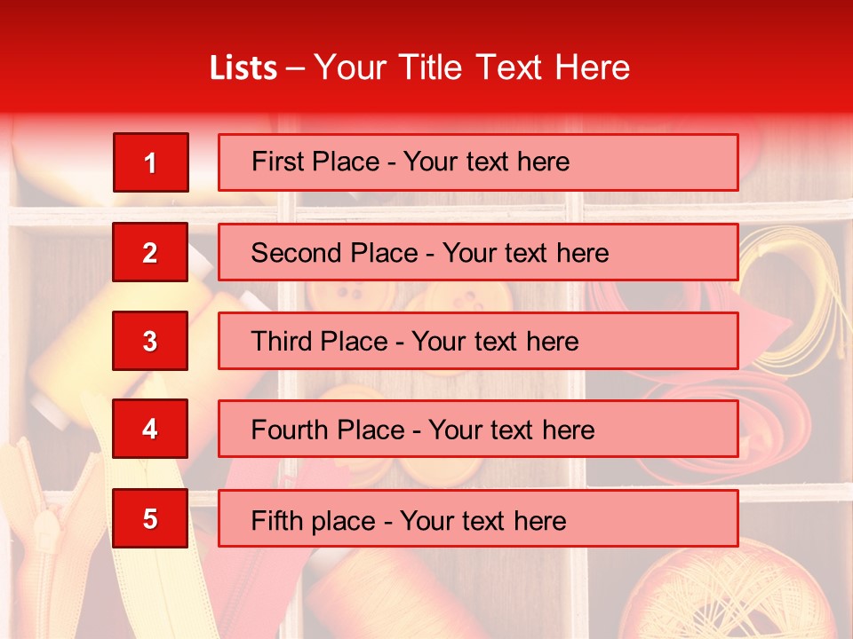 Twisted Stitch Textile PowerPoint Template