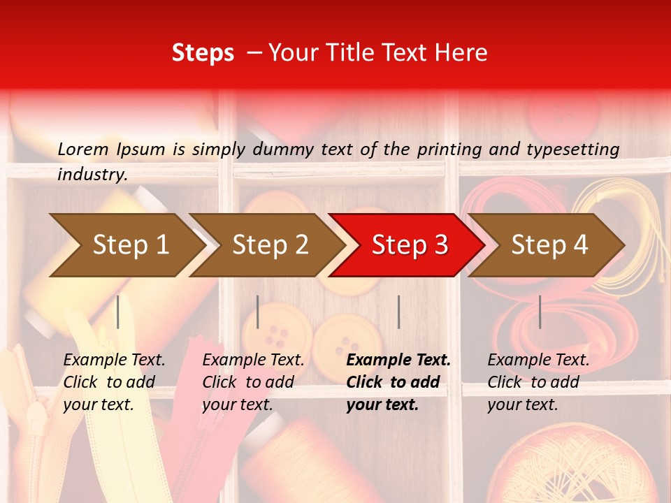 Twisted Stitch Textile PowerPoint Template