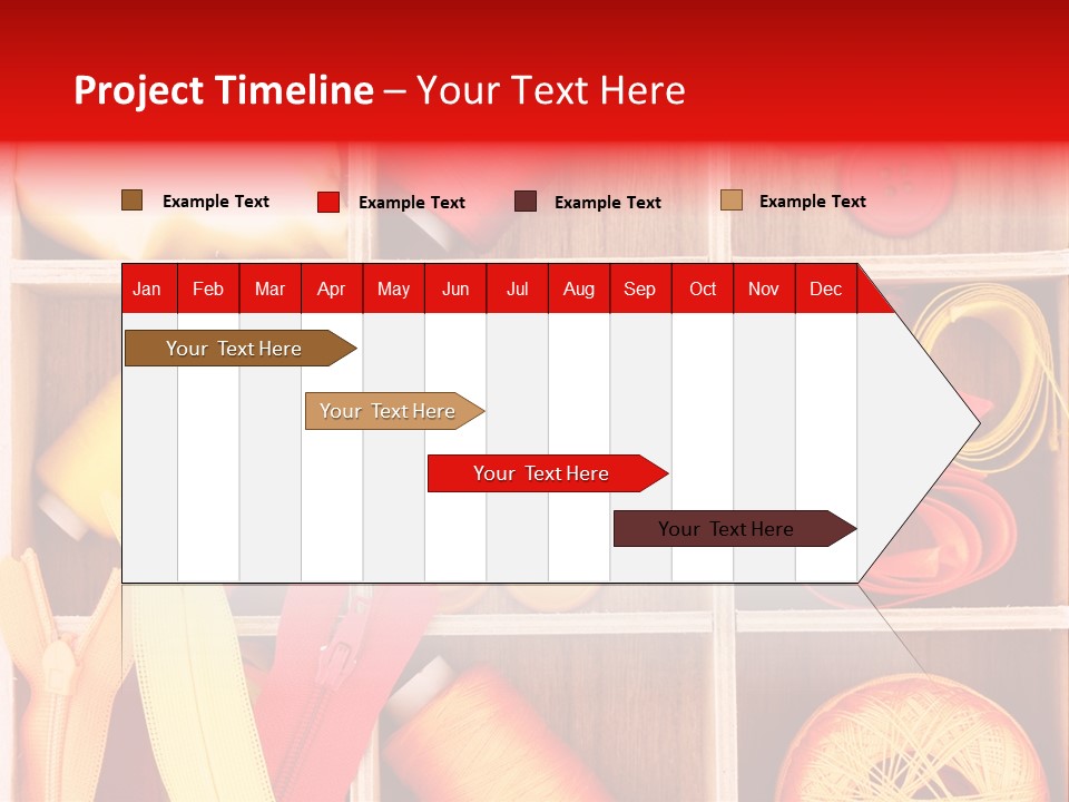 Twisted Stitch Textile PowerPoint Template