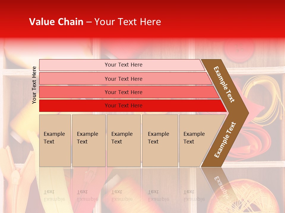 Twisted Stitch Textile PowerPoint Template