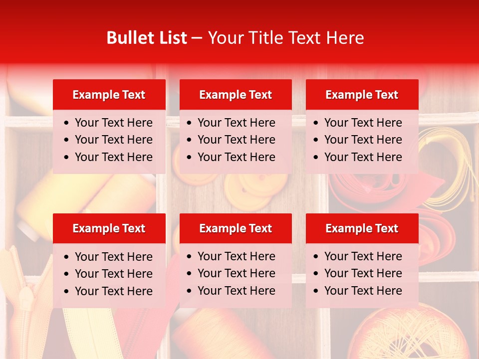 Twisted Stitch Textile PowerPoint Template