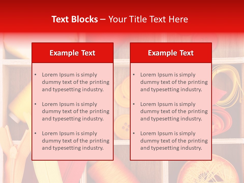 Twisted Stitch Textile PowerPoint Template