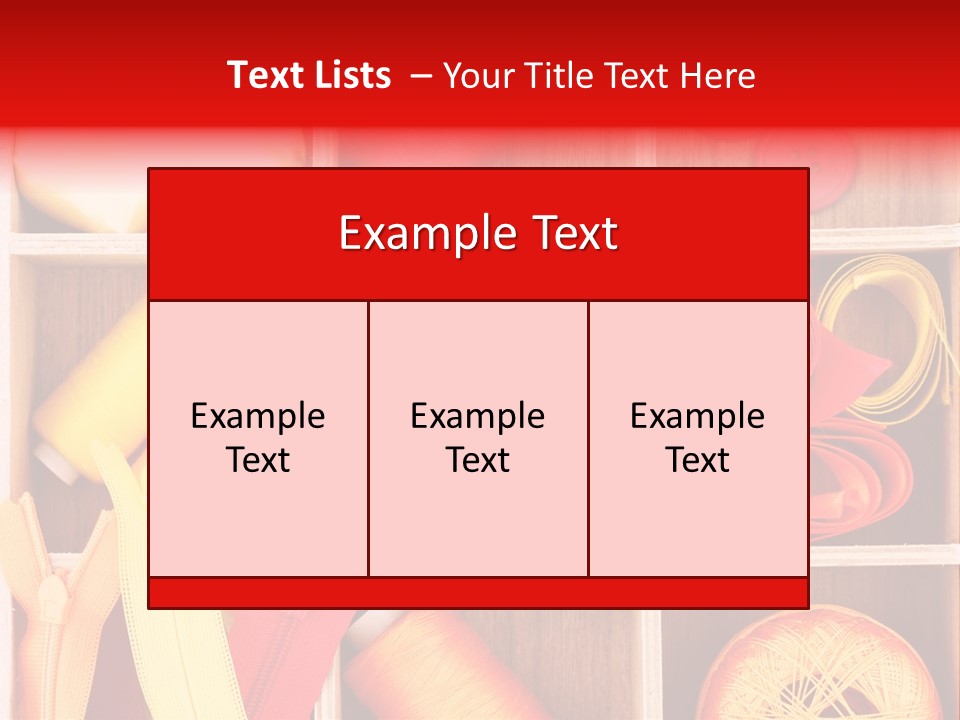 Twisted Stitch Textile PowerPoint Template
