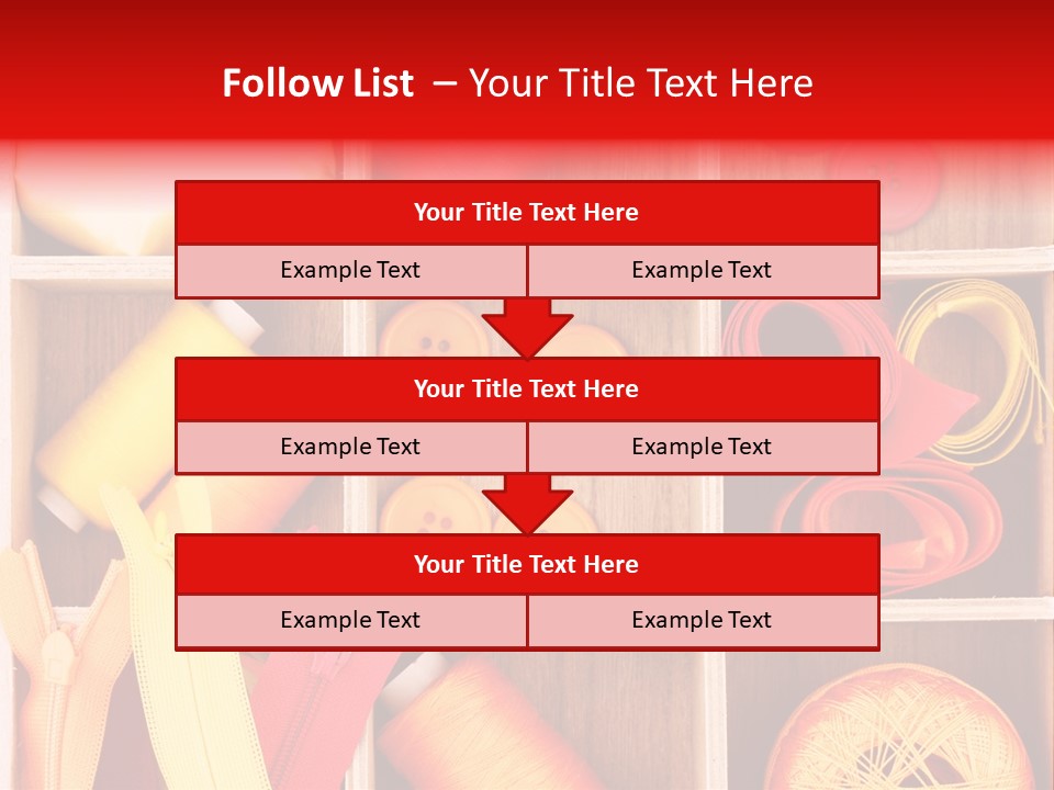 Twisted Stitch Textile PowerPoint Template