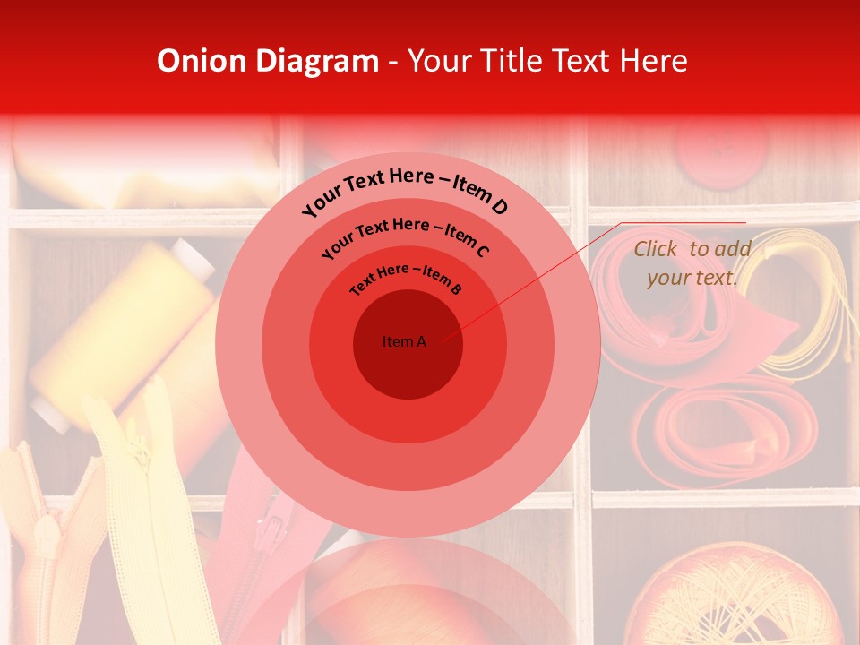 Twisted Stitch Textile PowerPoint Template