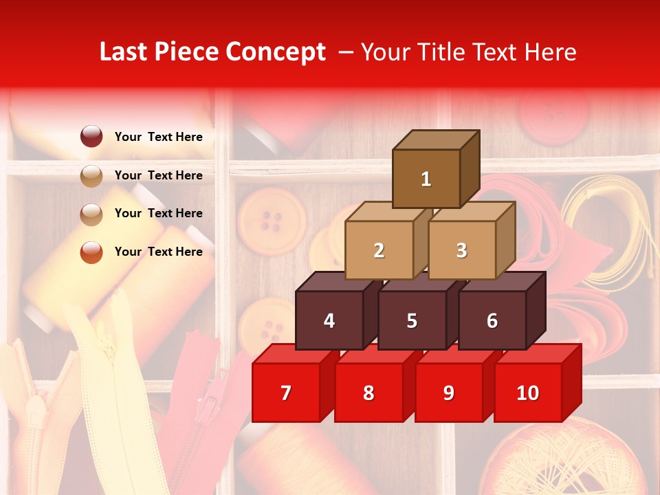 Twisted Stitch Textile PowerPoint Template