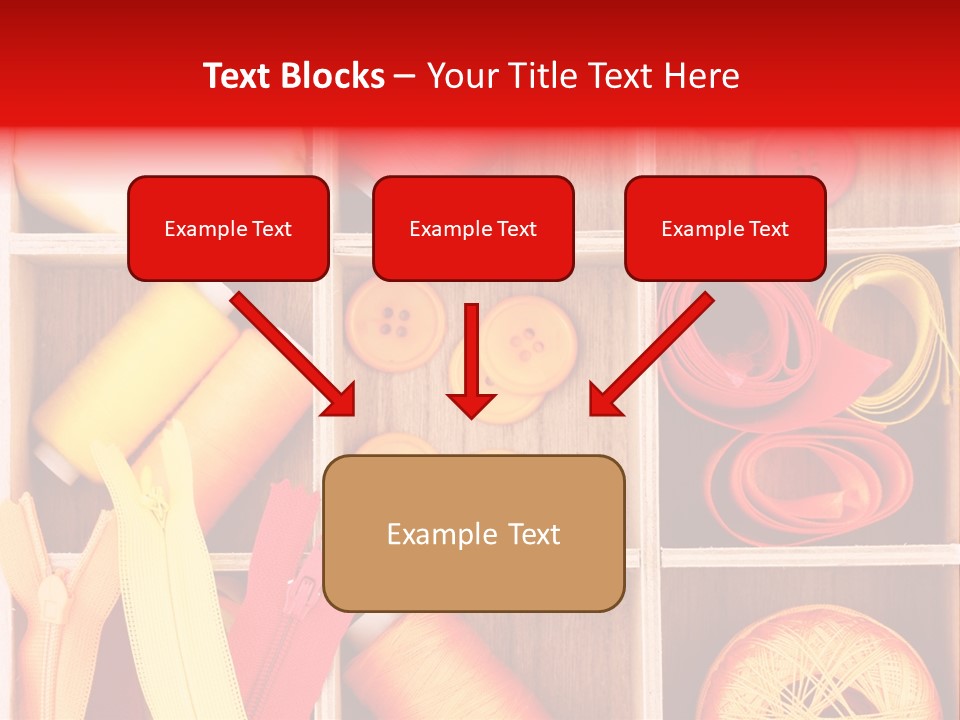 Twisted Stitch Textile PowerPoint Template