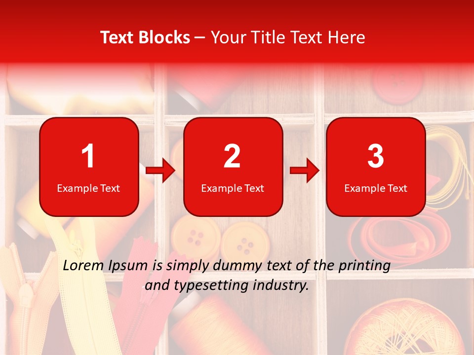 Twisted Stitch Textile PowerPoint Template